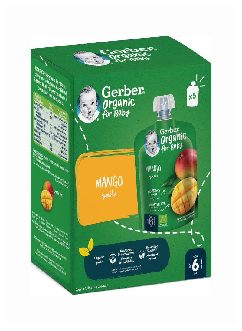 Gerber Organic Mango Puree - Image 1